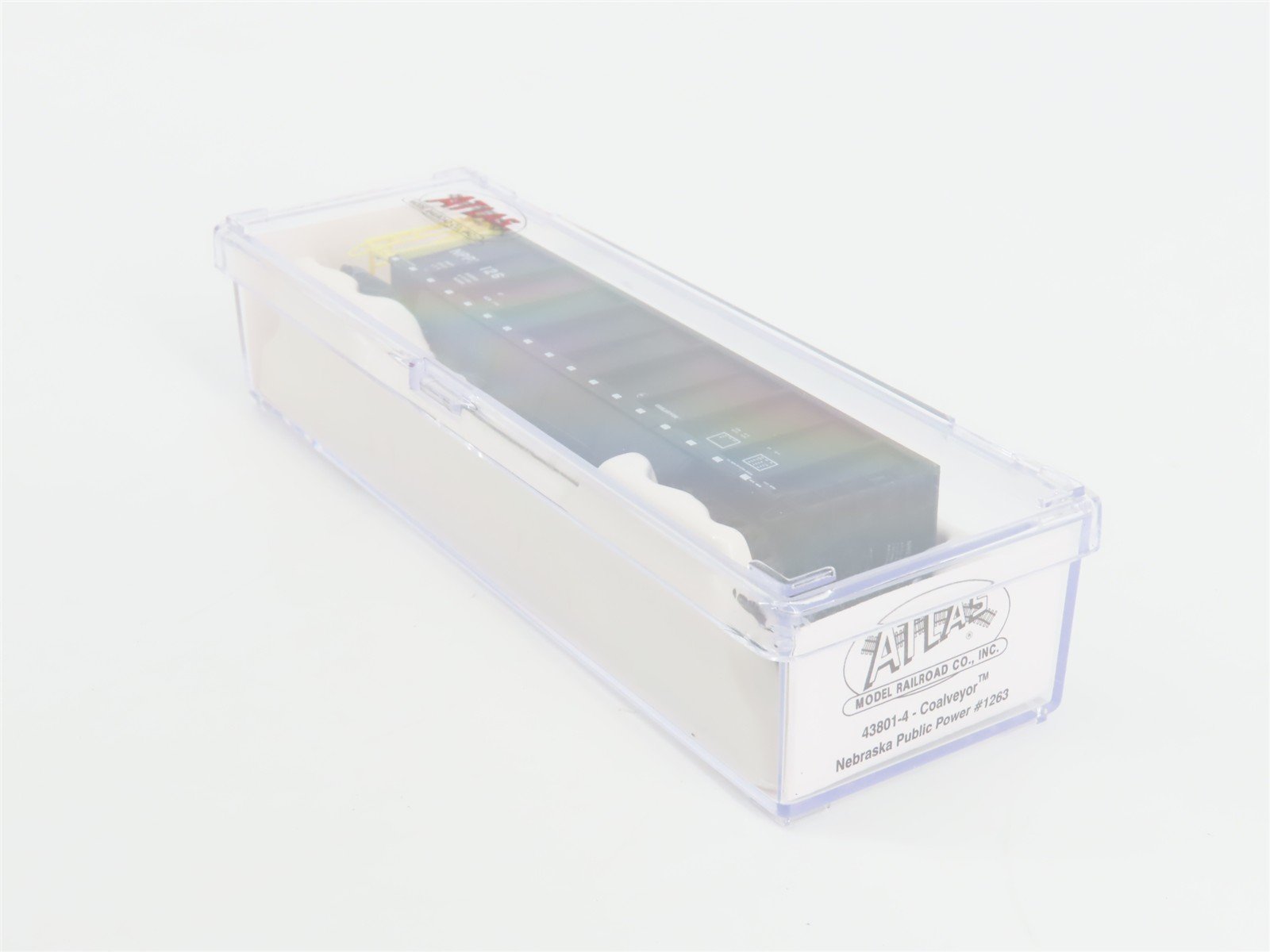 N Scale Atlas 43801-4 NPPX Nebraska Public Power Coalveyor #1263 w/ Load