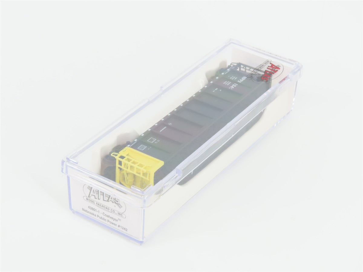 N Scale Atlas 43801-1 NPPX Nebraska Public Power Coalveyor #1242 w/ Load