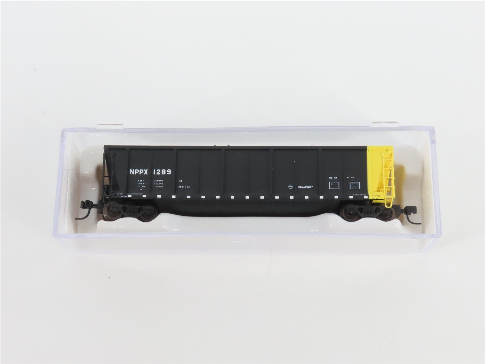 N Scale Atlas 43801-30 NPPX Nebraska Public Power Coalveyor #1289 w/ Load