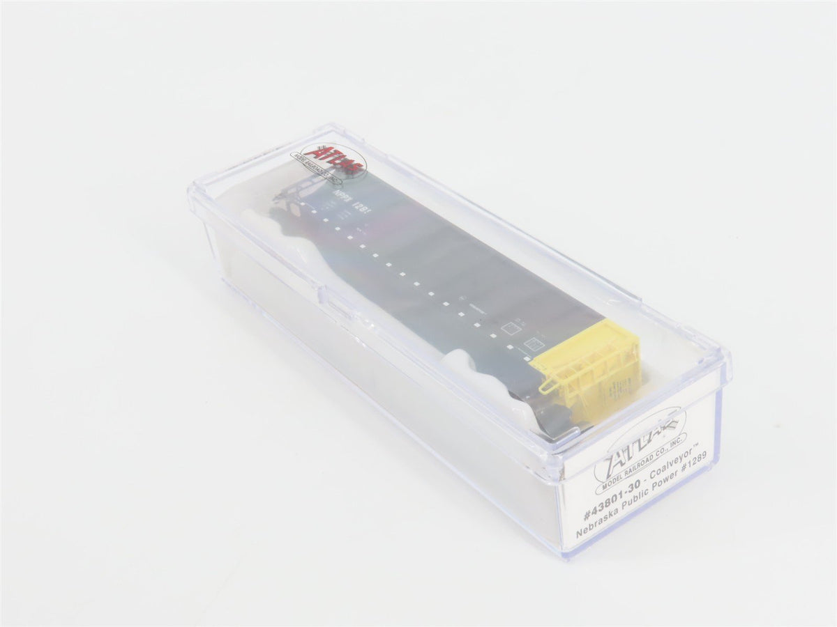 N Scale Atlas 43801-30 NPPX Nebraska Public Power Coalveyor #1289 w/ Load