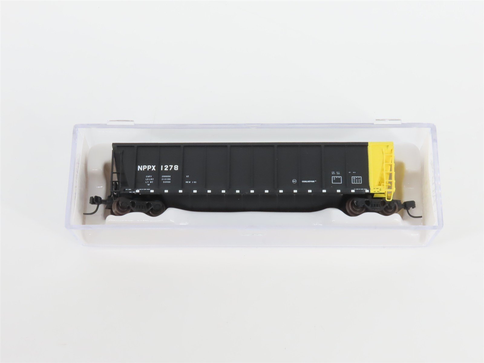 N Scale Atlas 43801-28 NPPX Nebraska Public Power Coalveyor #1278 w/ Load