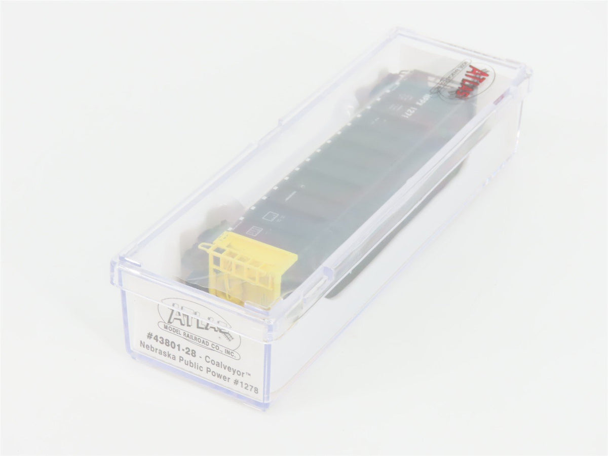 N Scale Atlas 43801-28 NPPX Nebraska Public Power Coalveyor #1278 w/ Load