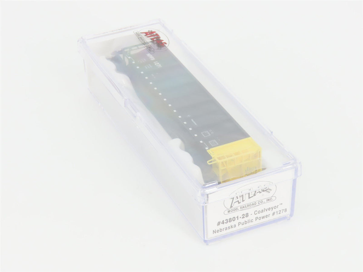 N Scale Atlas 43801-28 NPPX Nebraska Public Power Coalveyor #1278 w/ Load