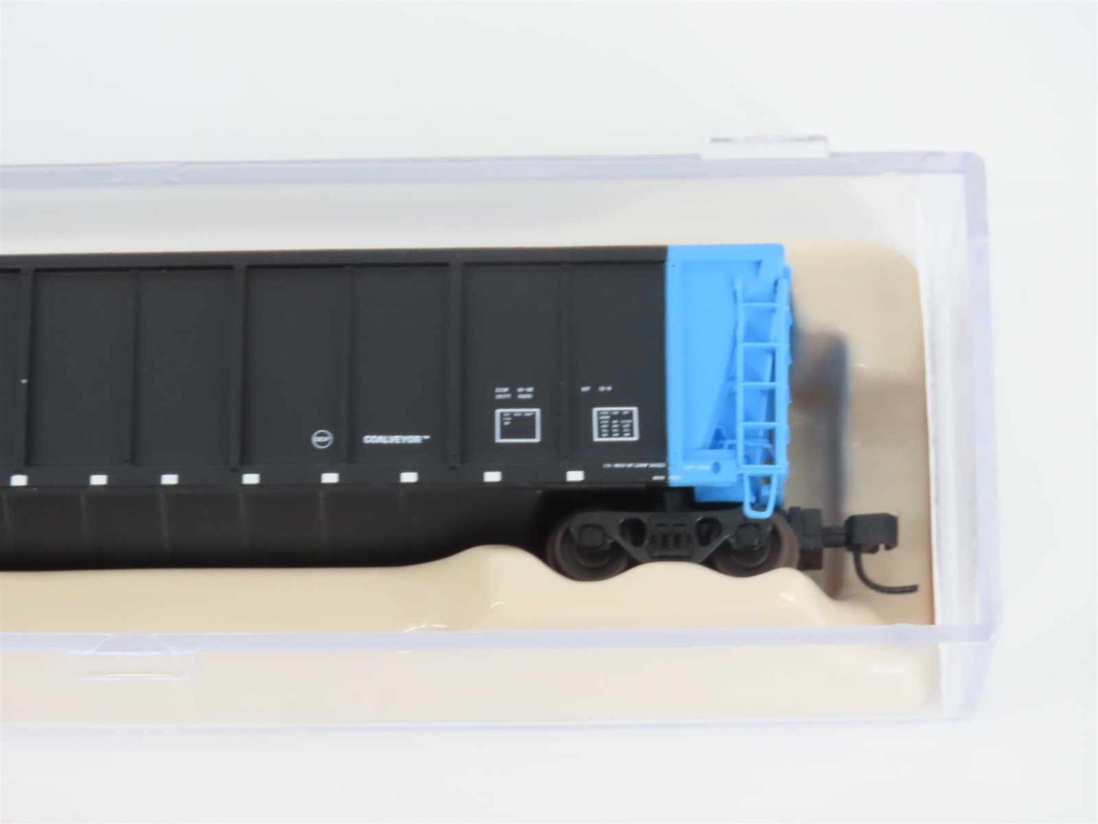 N Scale Atlas 43808-12 WPSX Wisconsin Public Service Coalveyor #200 w/ Load