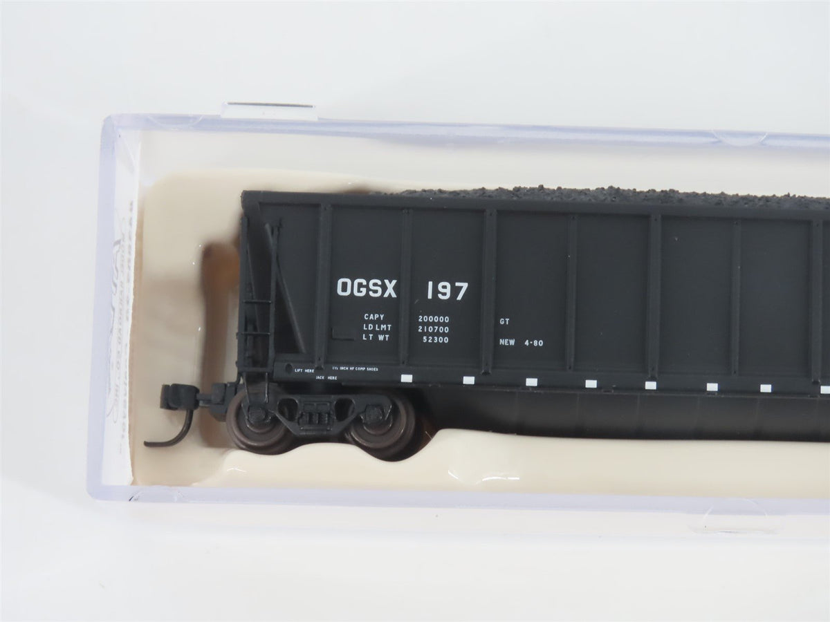 N Scale Atlas 43802-20 OGSX Iowa Southern Utilities Coalveyor #197 w/ Load
