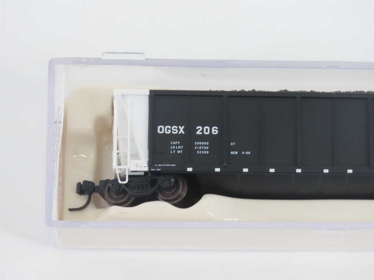 N Scale Atlas 43802-21 OGSX Iowa Southern Utilities Coalveyor #206 w/ Load