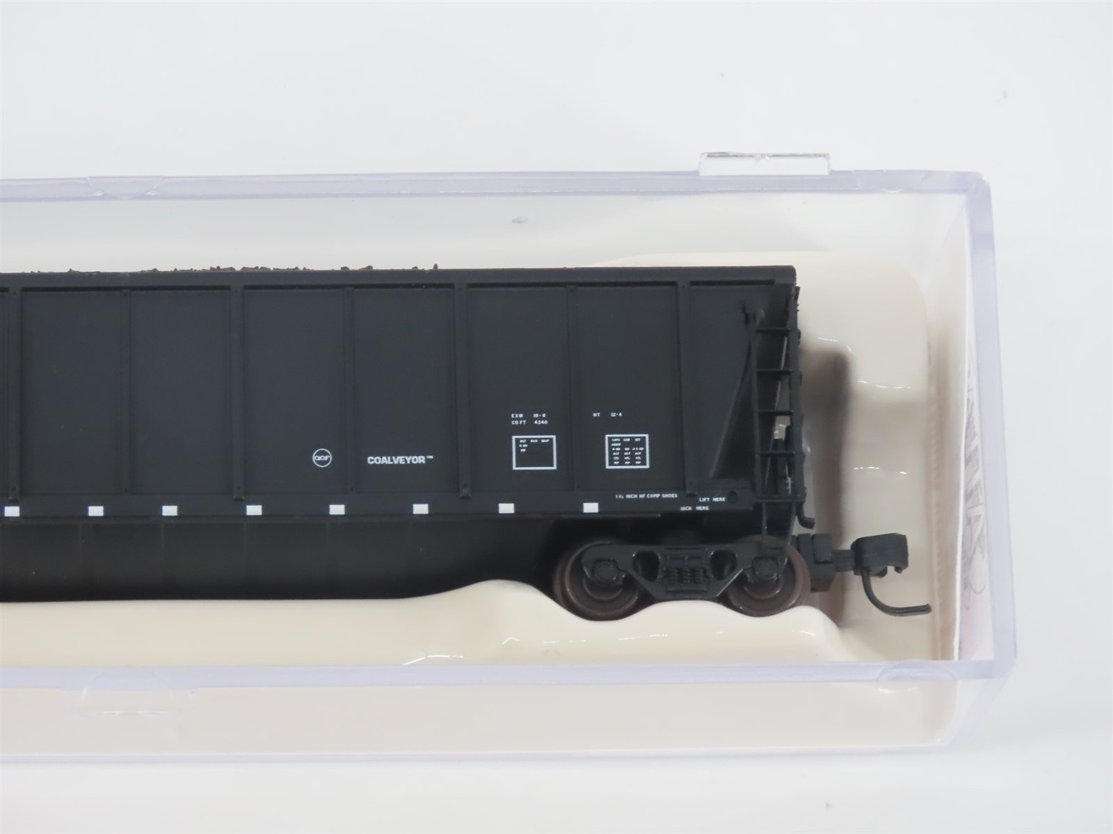 N Scale Atlas 43802-21 OGSX Iowa Southern Utilities Coalveyor #206 w/ Load