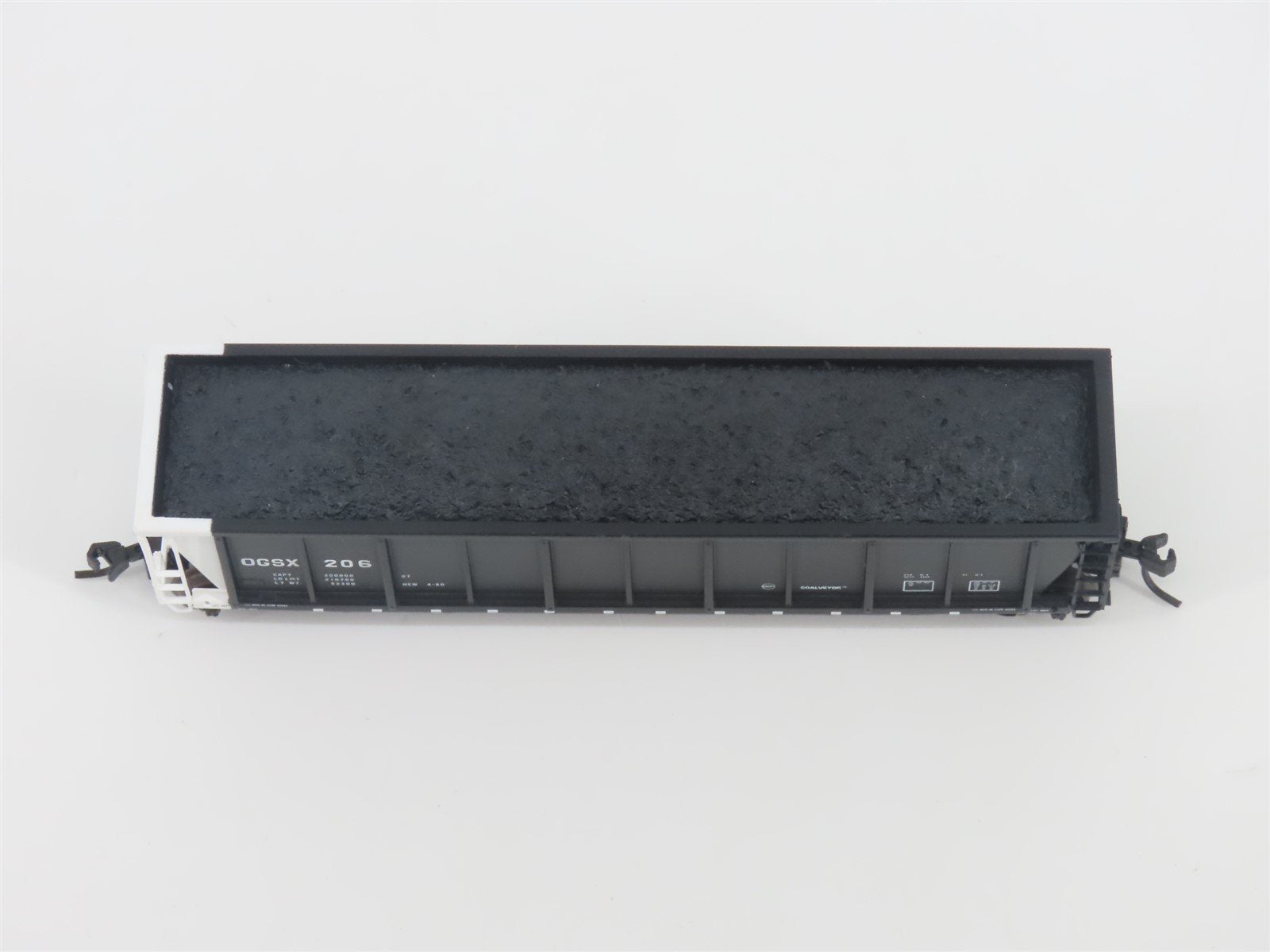 N Scale Atlas 43802-21 OGSX Iowa Southern Utilities Coalveyor #206 w/ Load