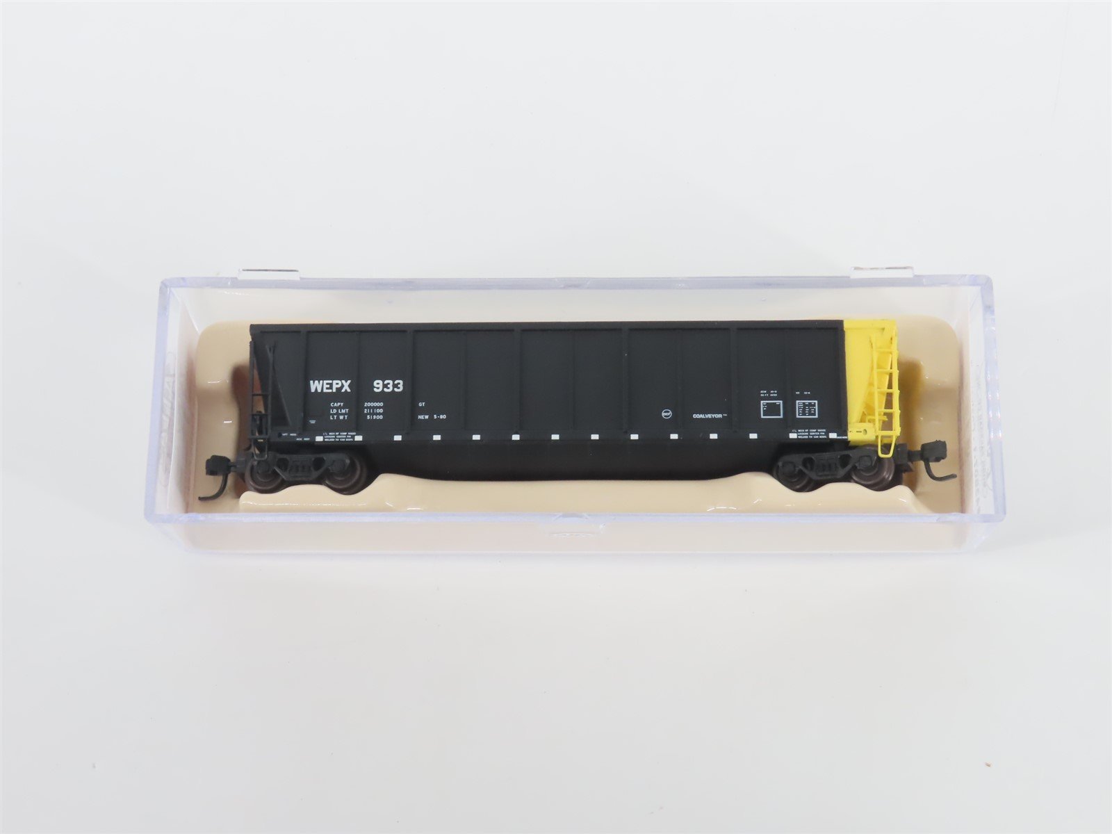 N Atlas 43807-1 WEPX Wisconsin Electric Power Coalveyor #933 w/ Load