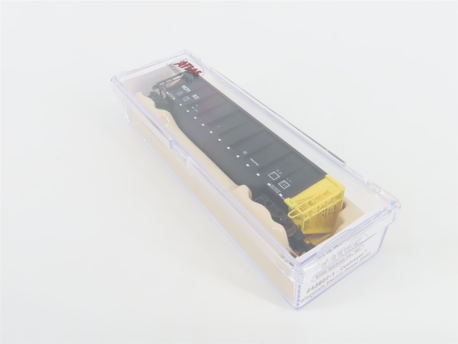 N Atlas 43807-1 WEPX Wisconsin Electric Power Coalveyor #933 w/ Load