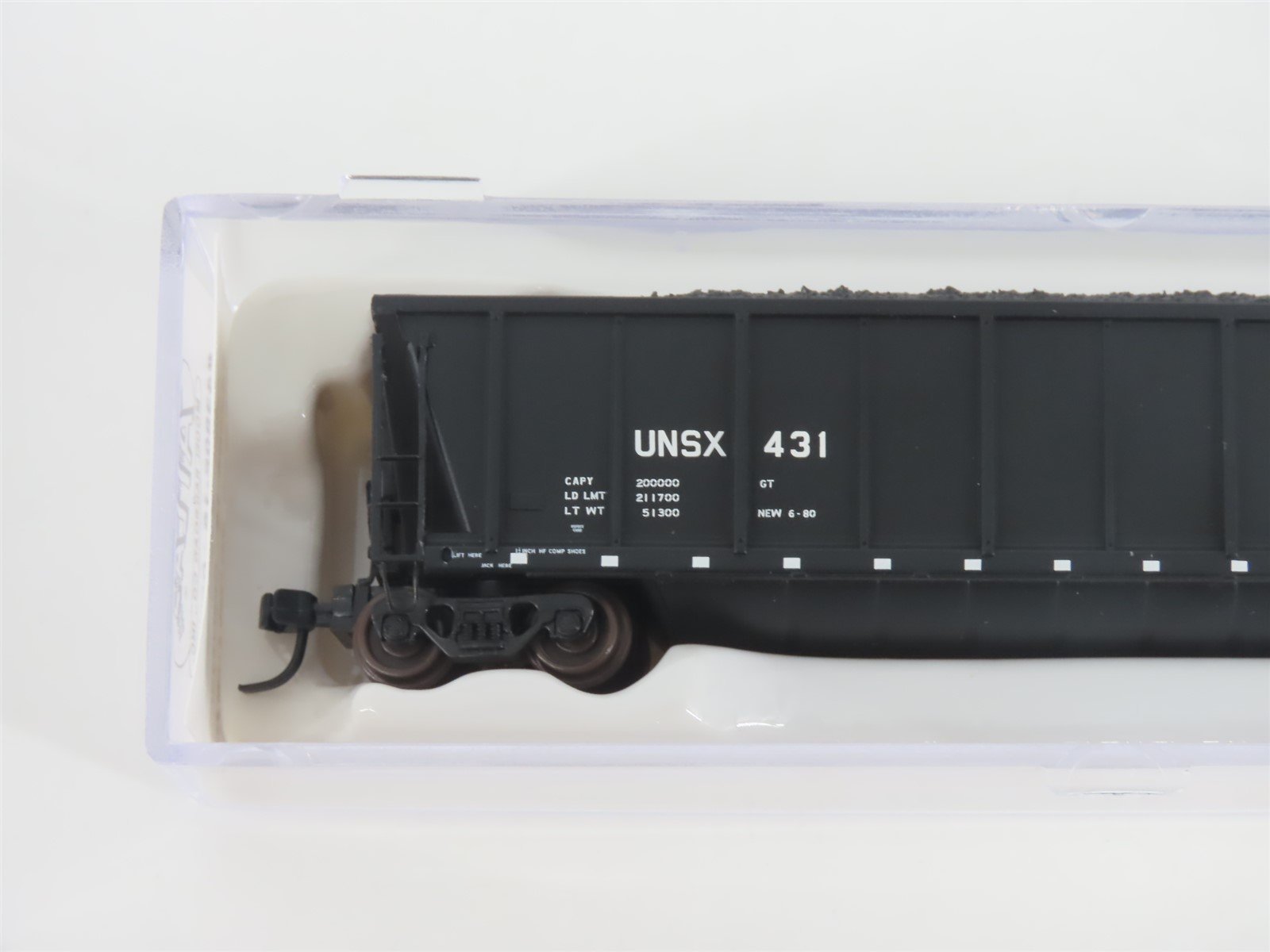 N Scale Atlas 43806-16 UNSX Unitrain Iowa Power & Light Coalveyor #431 w/ Load