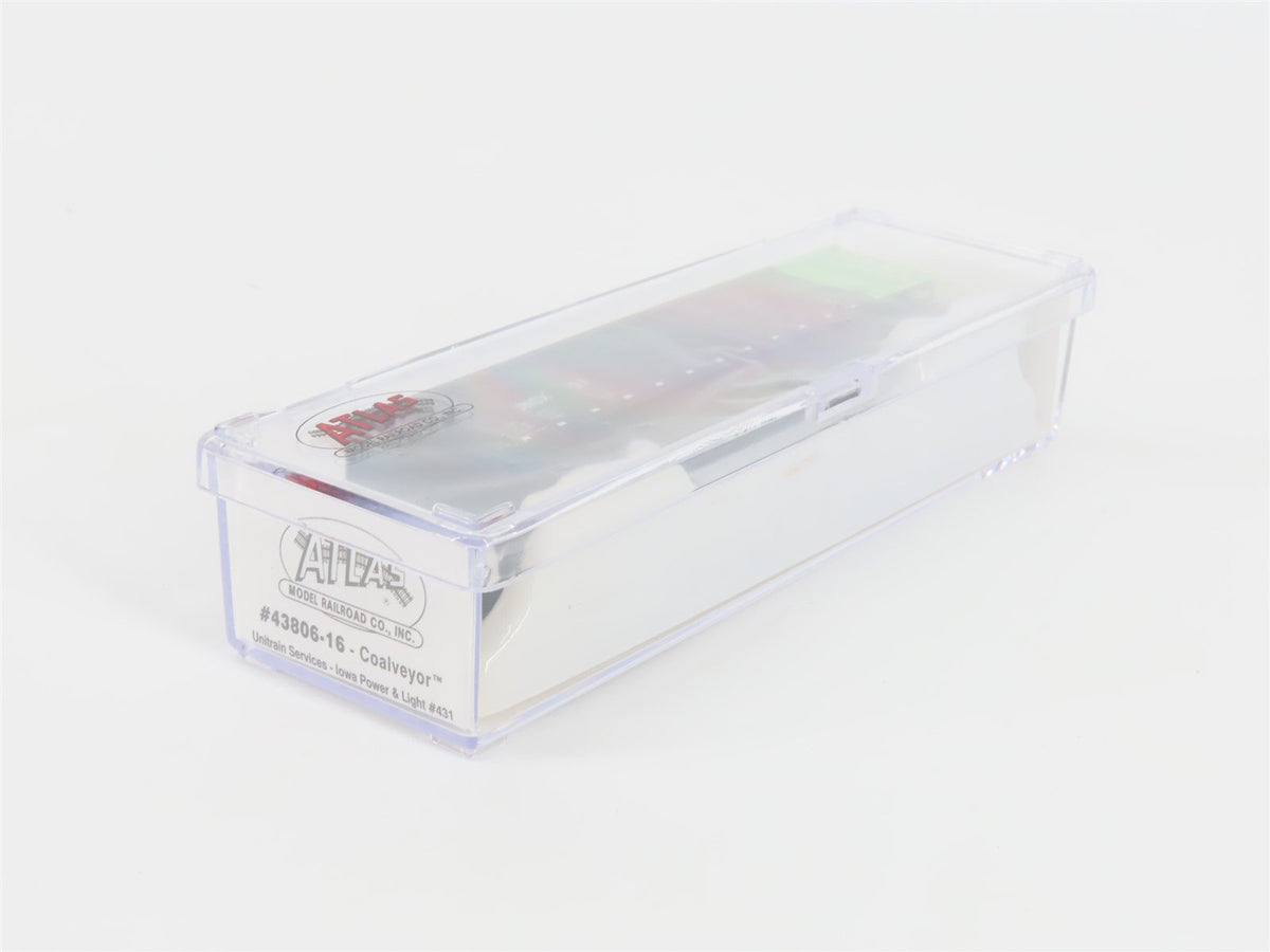 N Scale Atlas 43806-16 UNSX Unitrain Iowa Power &amp; Light Coalveyor #431 w/ Load