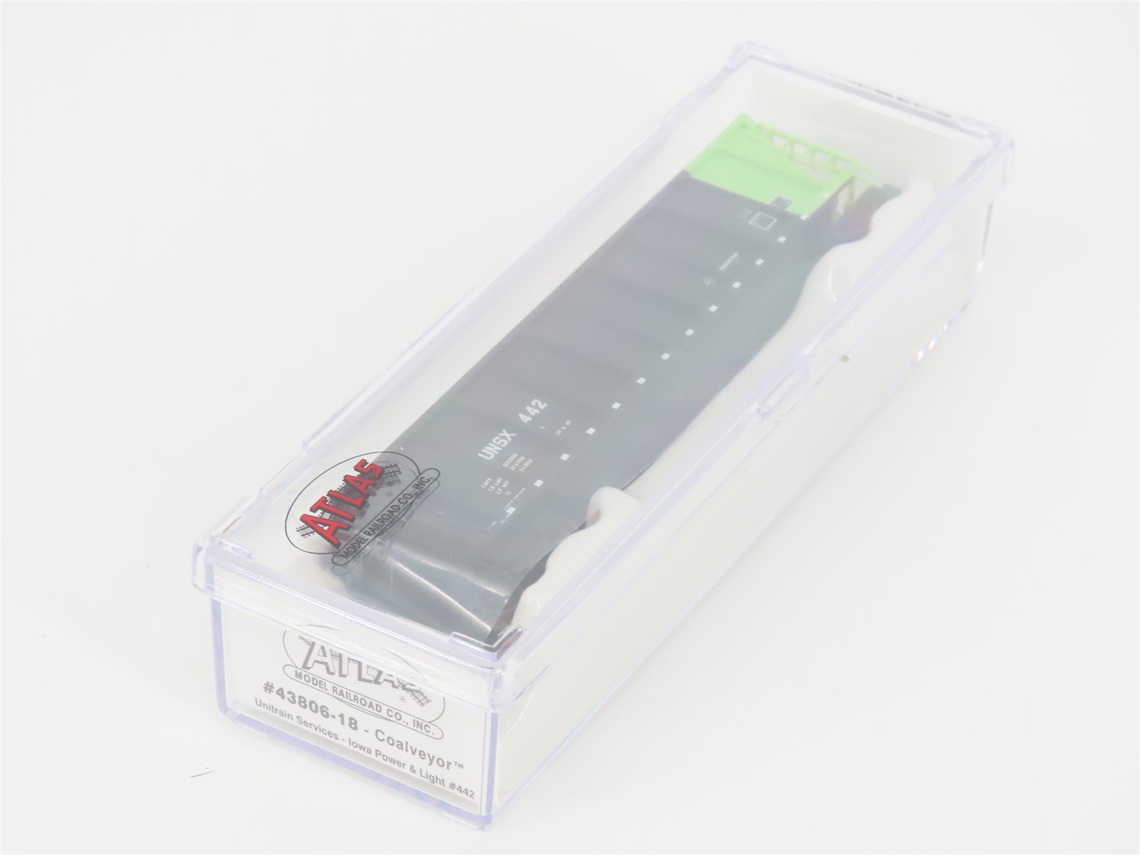 N Scale Atlas 43806-18 UNSX Unitrain Iowa Power & Light Coalveyor #442 w/ Load