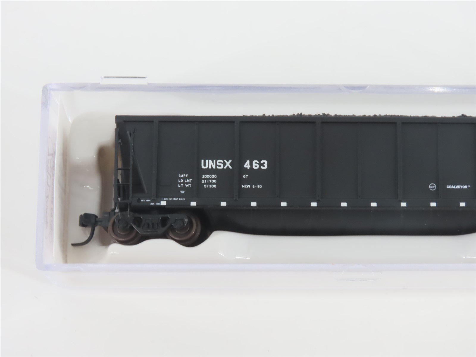N Scale Atlas 43806-20 UNSX Unitrain Iowa Power & Light Coalveyor #463 w/ Load