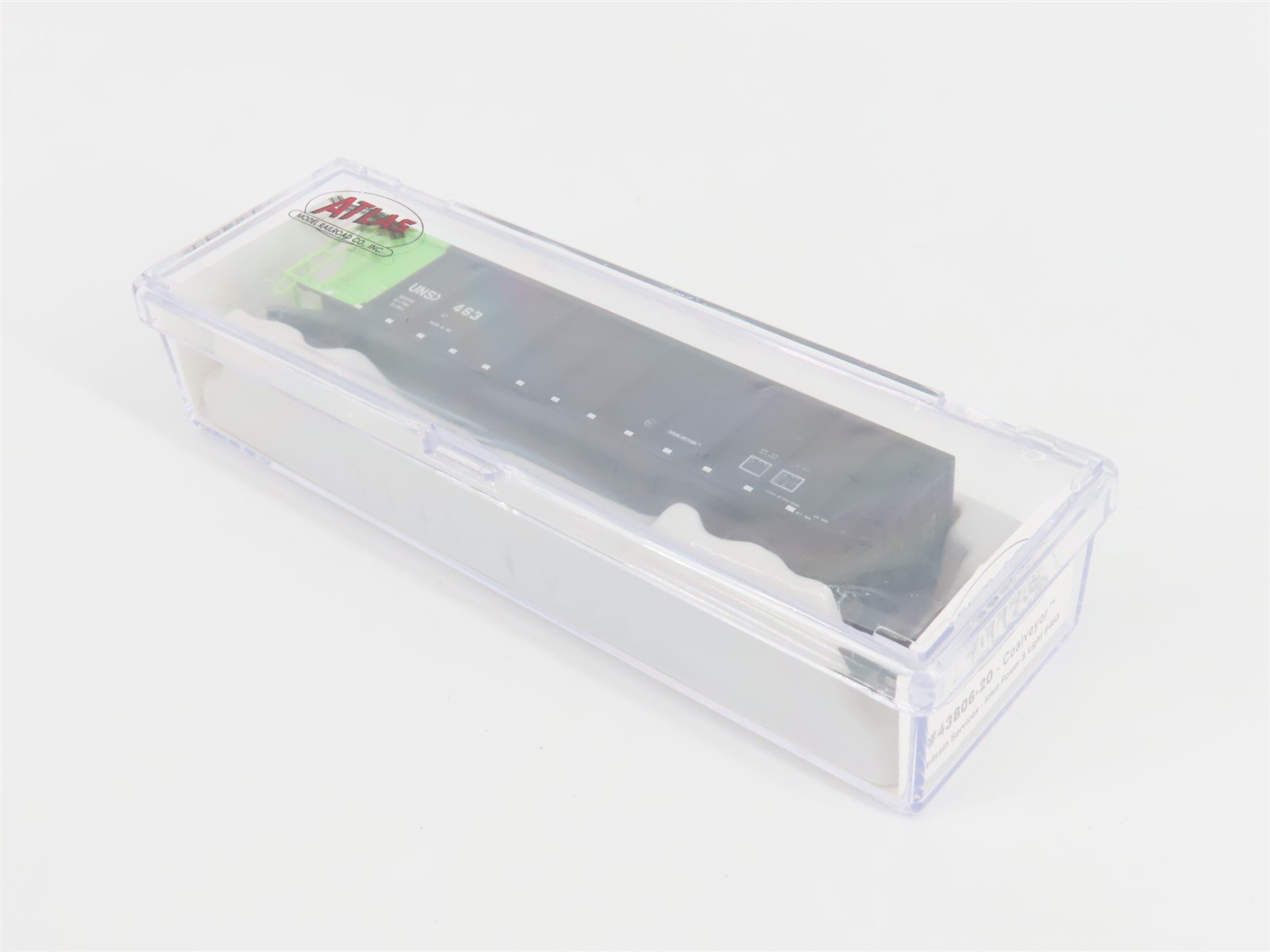 N Scale Atlas 43806-20 UNSX Unitrain Iowa Power & Light Coalveyor #463 w/ Load