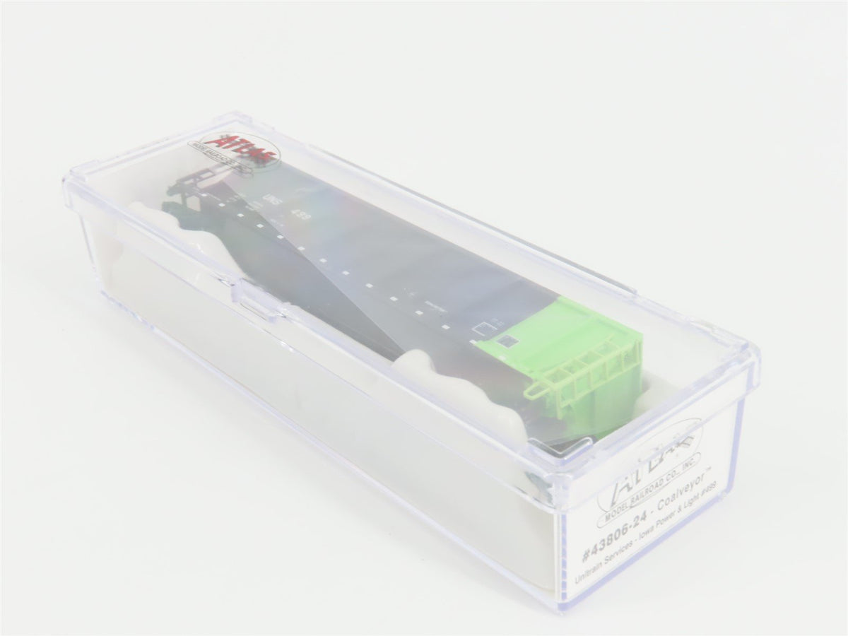 N Scale Atlas 43806-24 UNSX Unitrain Iowa Power &amp; Light Coalveyor #499 w/ Load