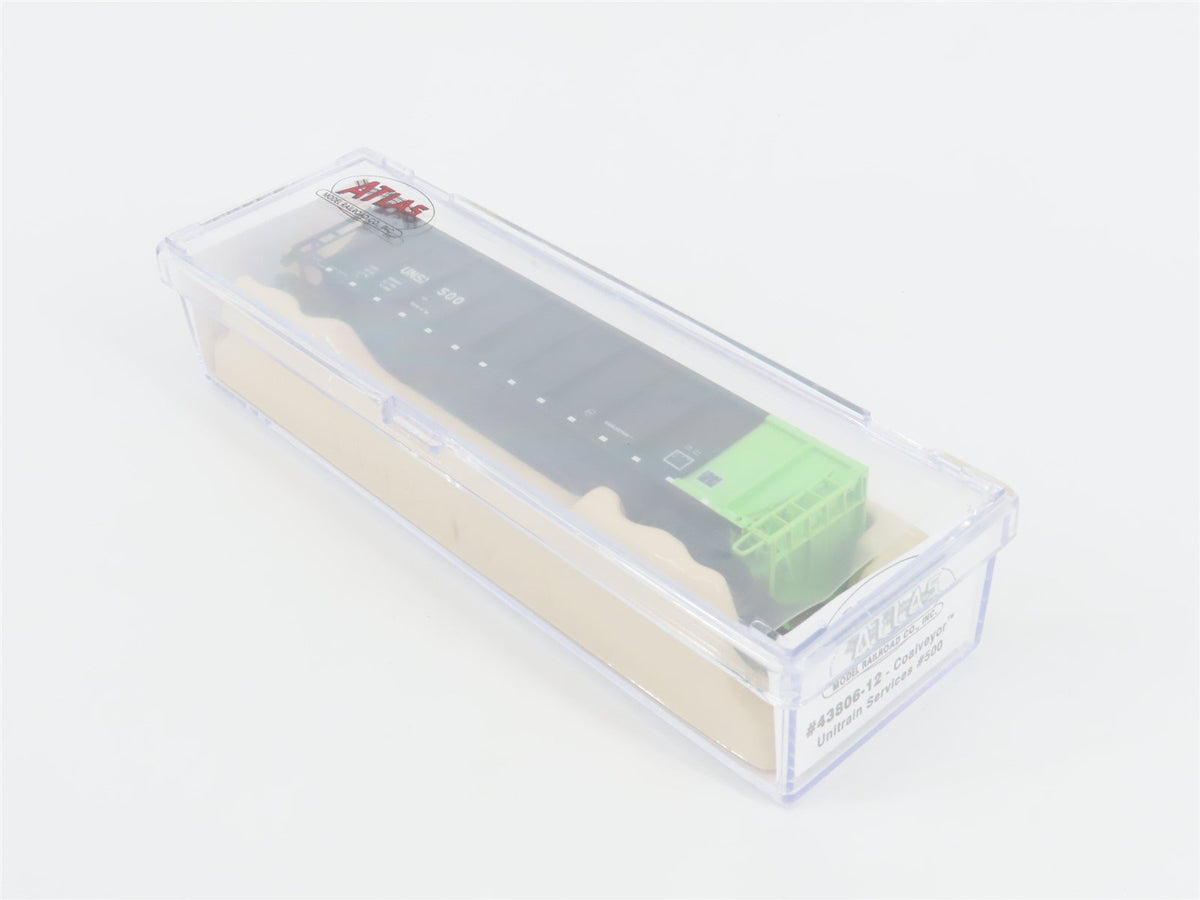 N Scale Atlas 43806-12 UNSX Unitrain Services Coalveyor #500 w/ Load
