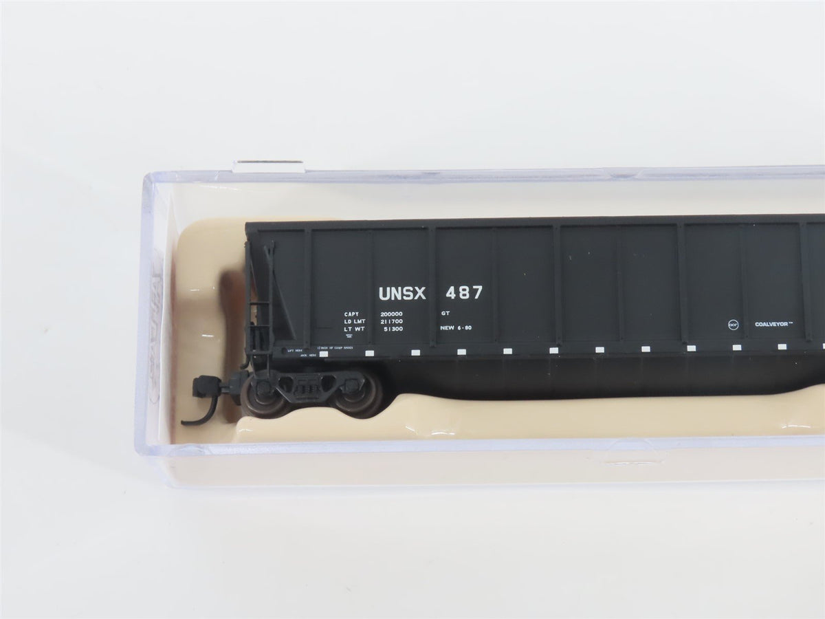 N Scale Atlas 43806-10 UNSX Unitrain Services Coalveyor #487 w/ Load