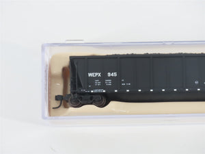 N Scale Atlas 43807-3 WEPX Wisconsin Electric Power Coalveyor #945 w/ Load
