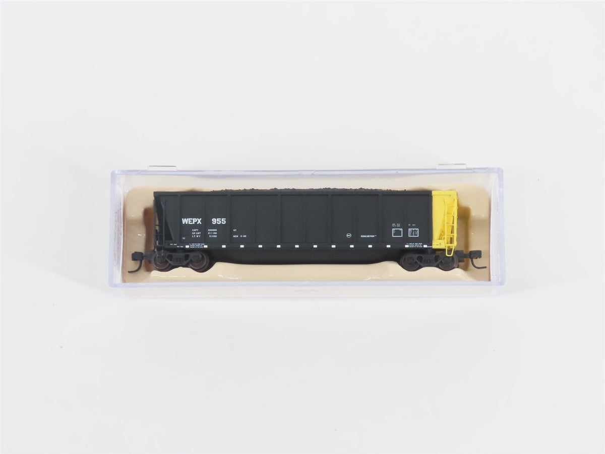 N Scale Atlas 43807-4 WEPX Wisconsin Electric Power Coalveyor #955 w/ Load