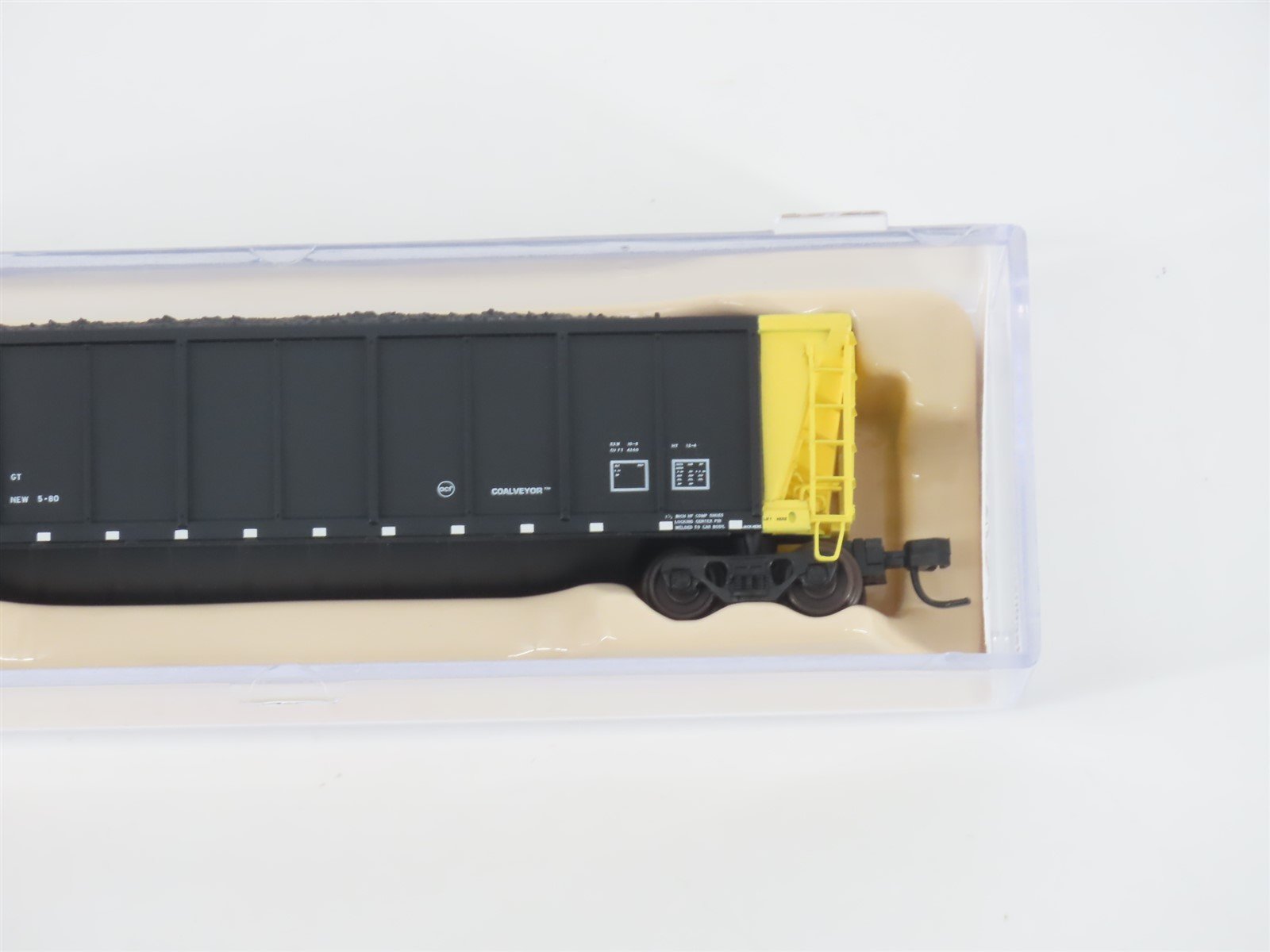 N Scale Atlas 43807-4 WEPX Wisconsin Electric Power Coalveyor #955 w/ Load