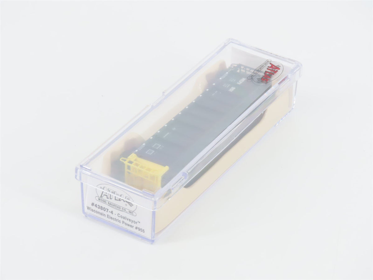 N Scale Atlas 43807-4 WEPX Wisconsin Electric Power Coalveyor #955 w/ Load