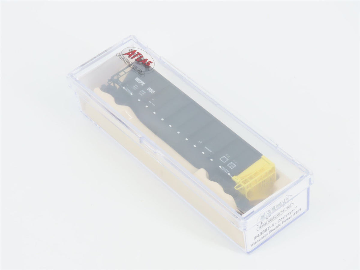 N Scale Atlas 43807-4 WEPX Wisconsin Electric Power Coalveyor #955 w/ Load