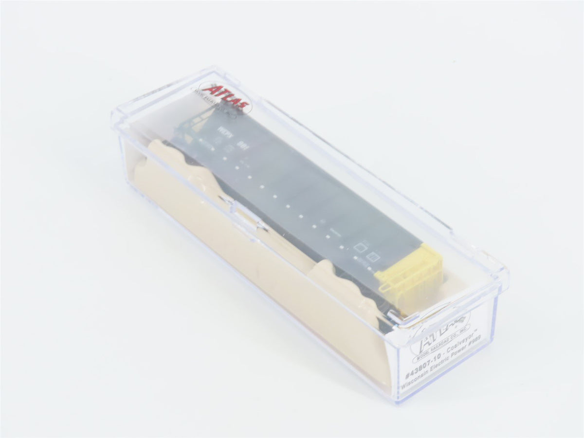 N Scale Atlas 43807-10 WEPX Wisconsin Electric Power Coalveyor #989 w/ Load