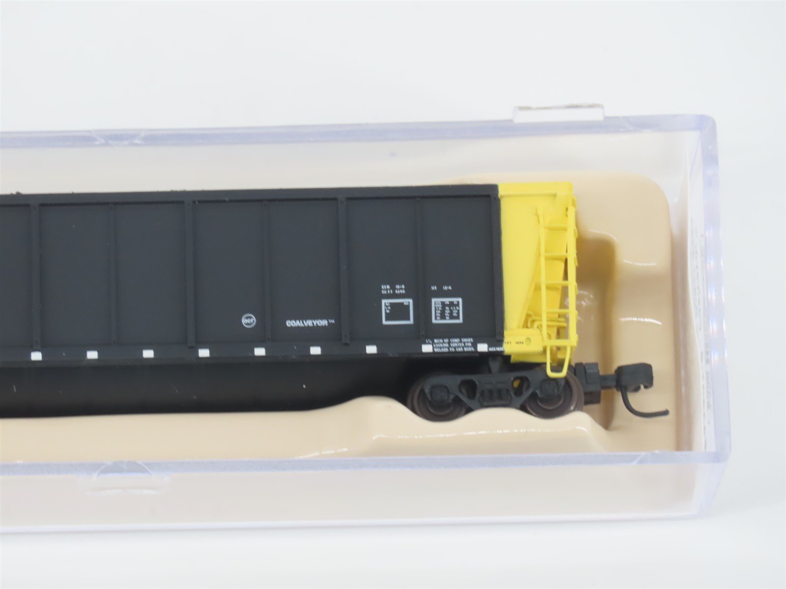 N Scale Atlas 43807-6 WEPX Wisconsin Electric Power Coalveyor #962 w/ Load