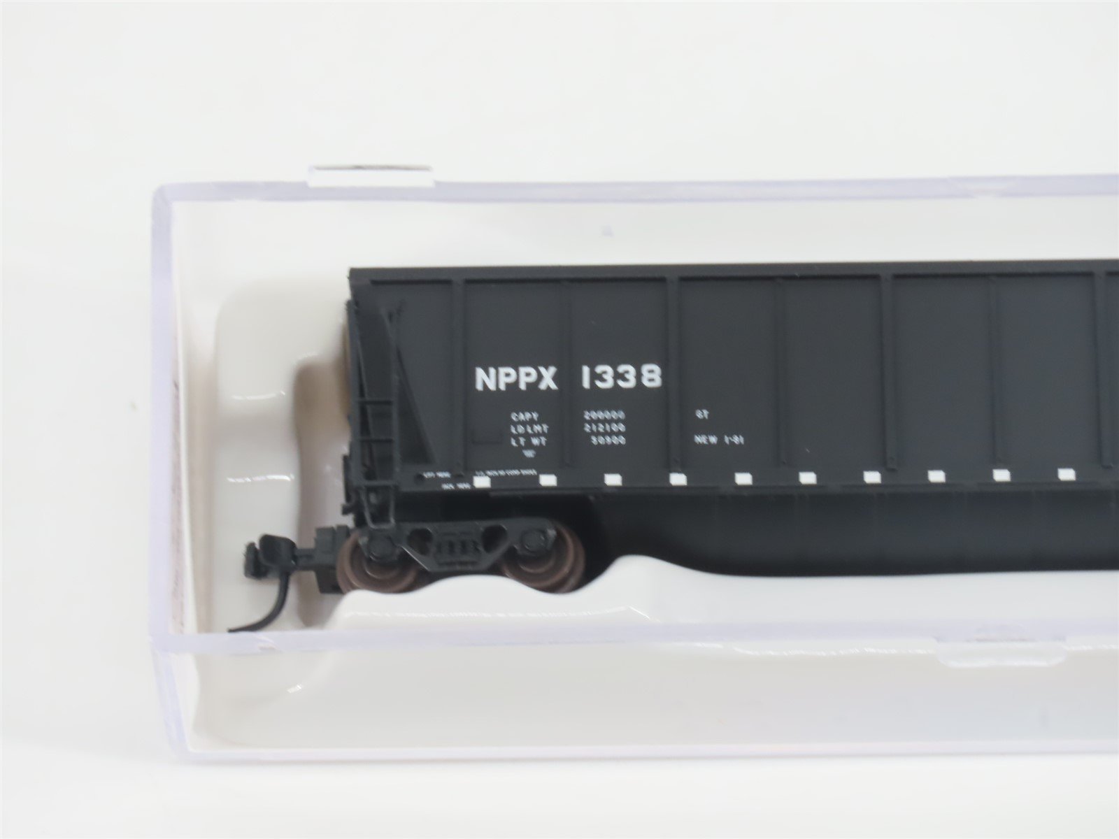N Scale Atlas 43801-36 NPPX Nebraska Public Power Coalveyor #1338 w/ Load