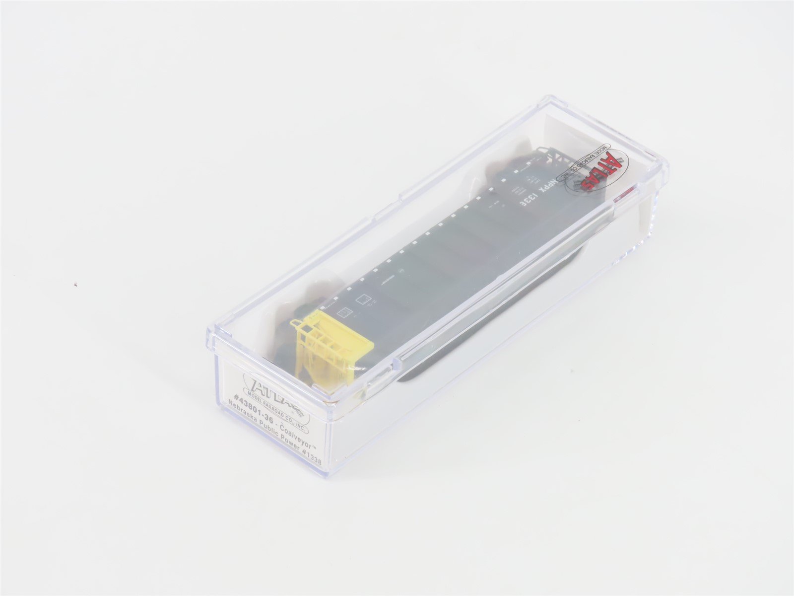 N Scale Atlas 43801-36 NPPX Nebraska Public Power Coalveyor #1338 w/ Load