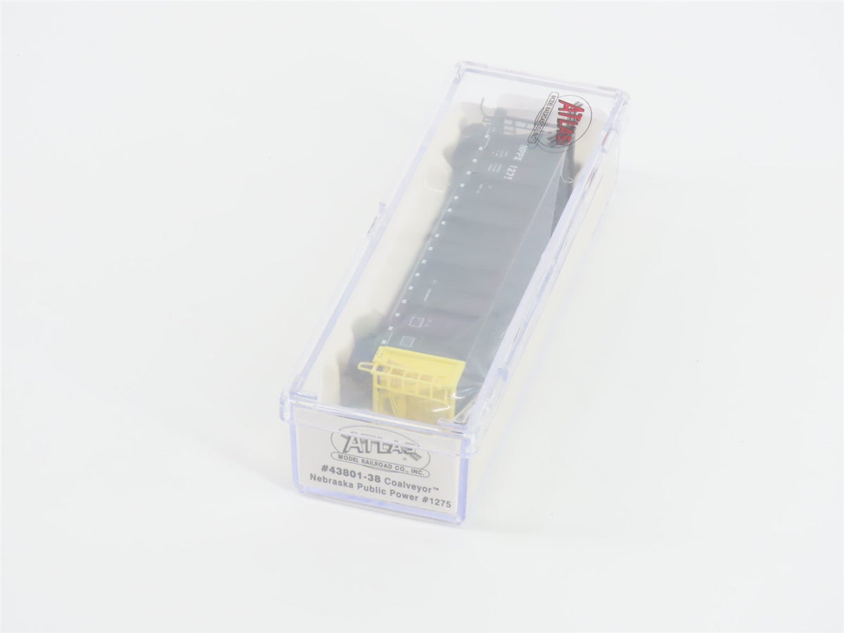 N Scale Atlas 43801-38 NPPX Nebraska Public Power Coalveyor #1275 w/ Load