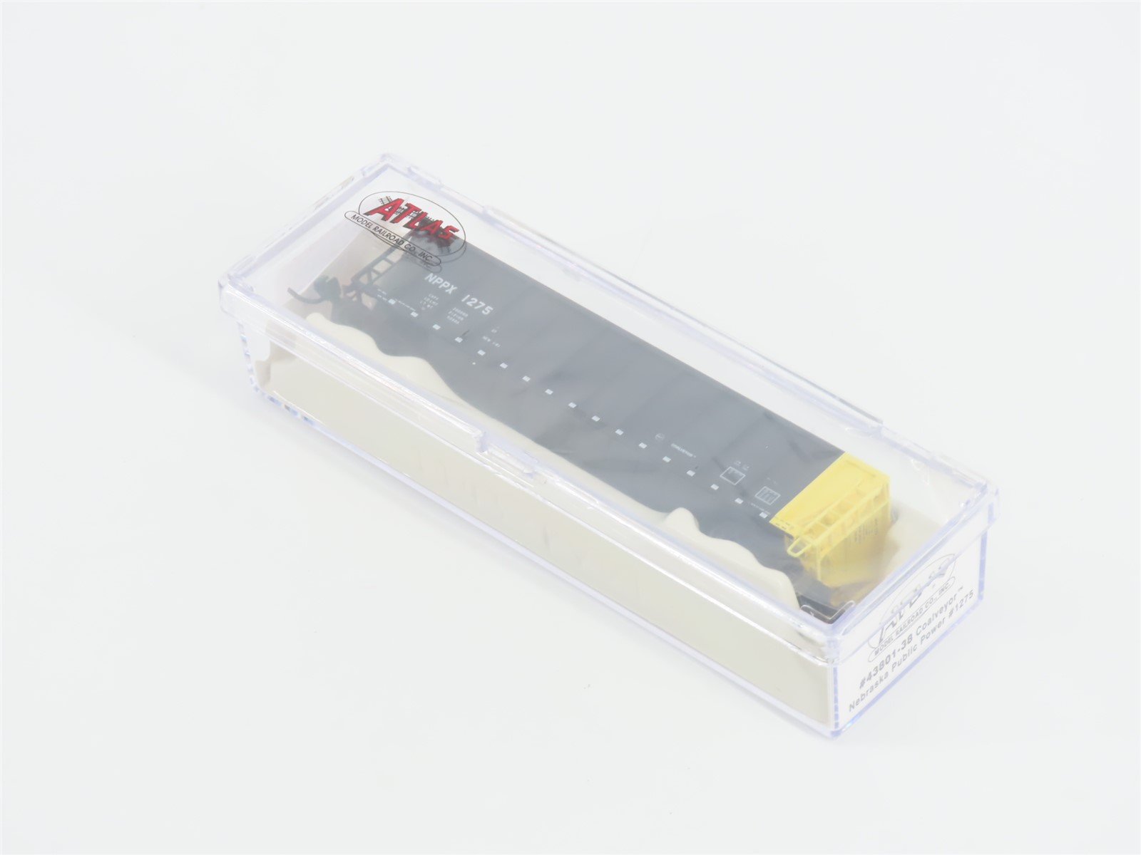 N Scale Atlas 43801-38 NPPX Nebraska Public Power Coalveyor #1275 w/ Load