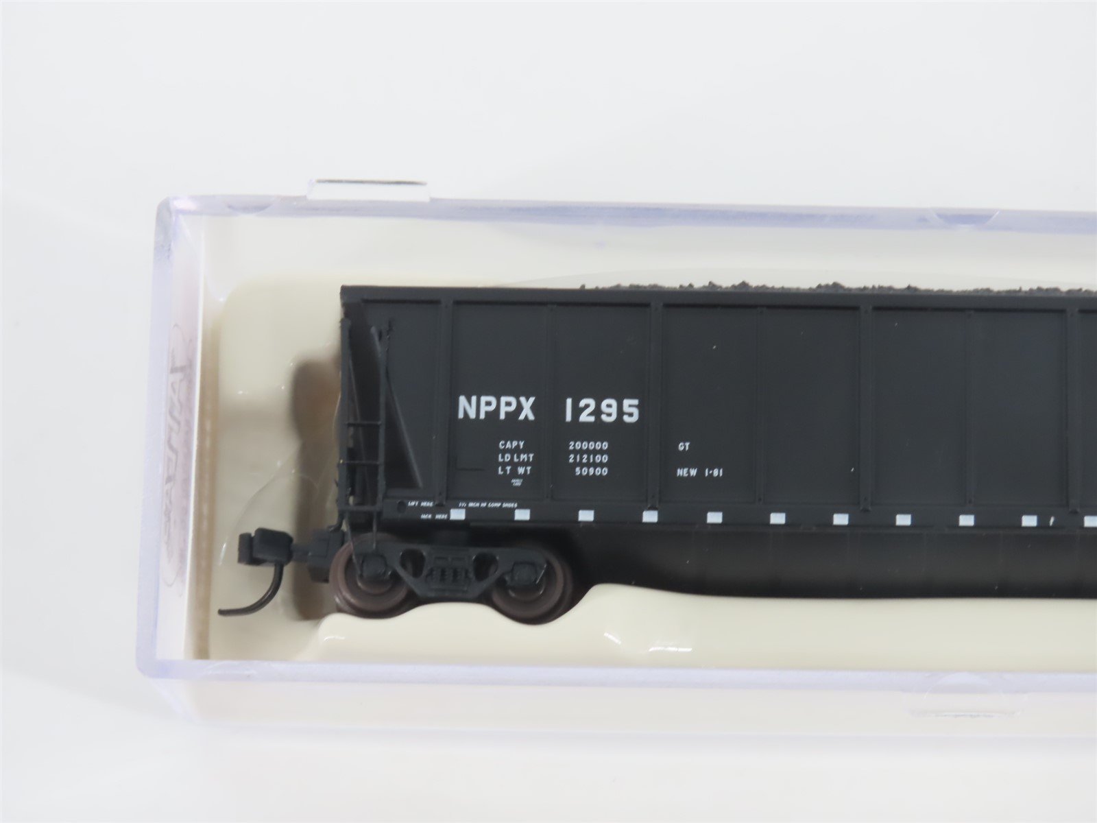 N Scale Atlas 43801-40 NPPX Nebraska Public Power Coalveyor #1295 w/ Load