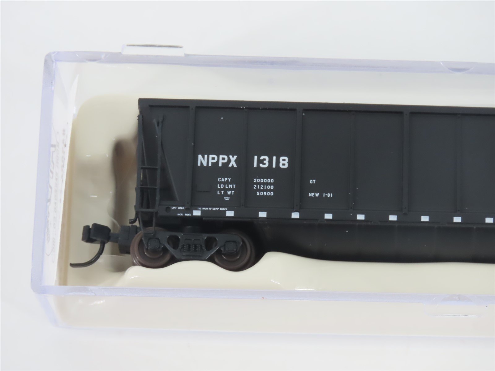 N Scale Atlas 43801-41 NPPX Nebraska Public Power Coalveyor #1318 w/ Load
