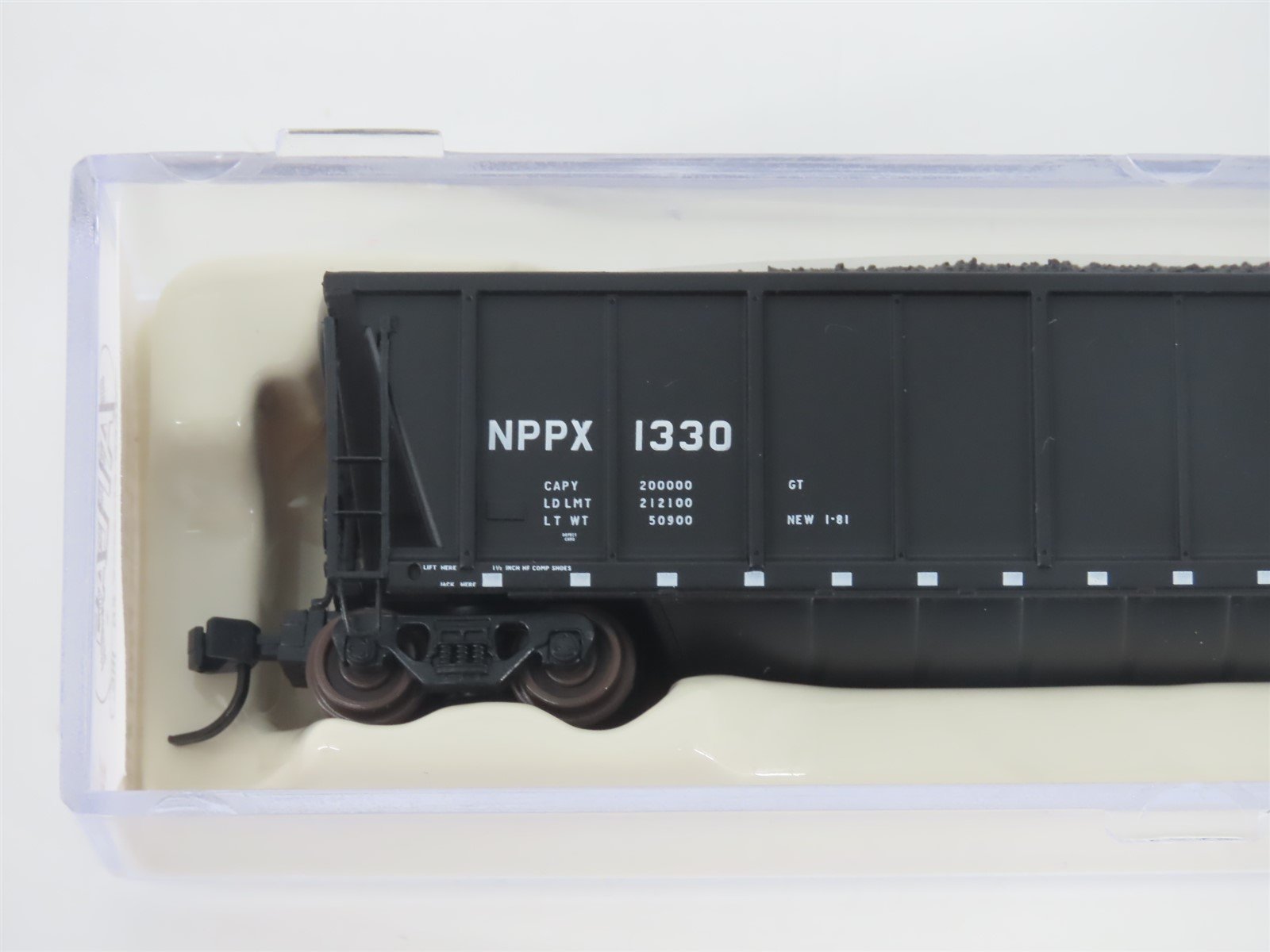 N Scale Atlas 43801-42 NPPX Nebraska Public Power Coalveyor #1330 w/ Load