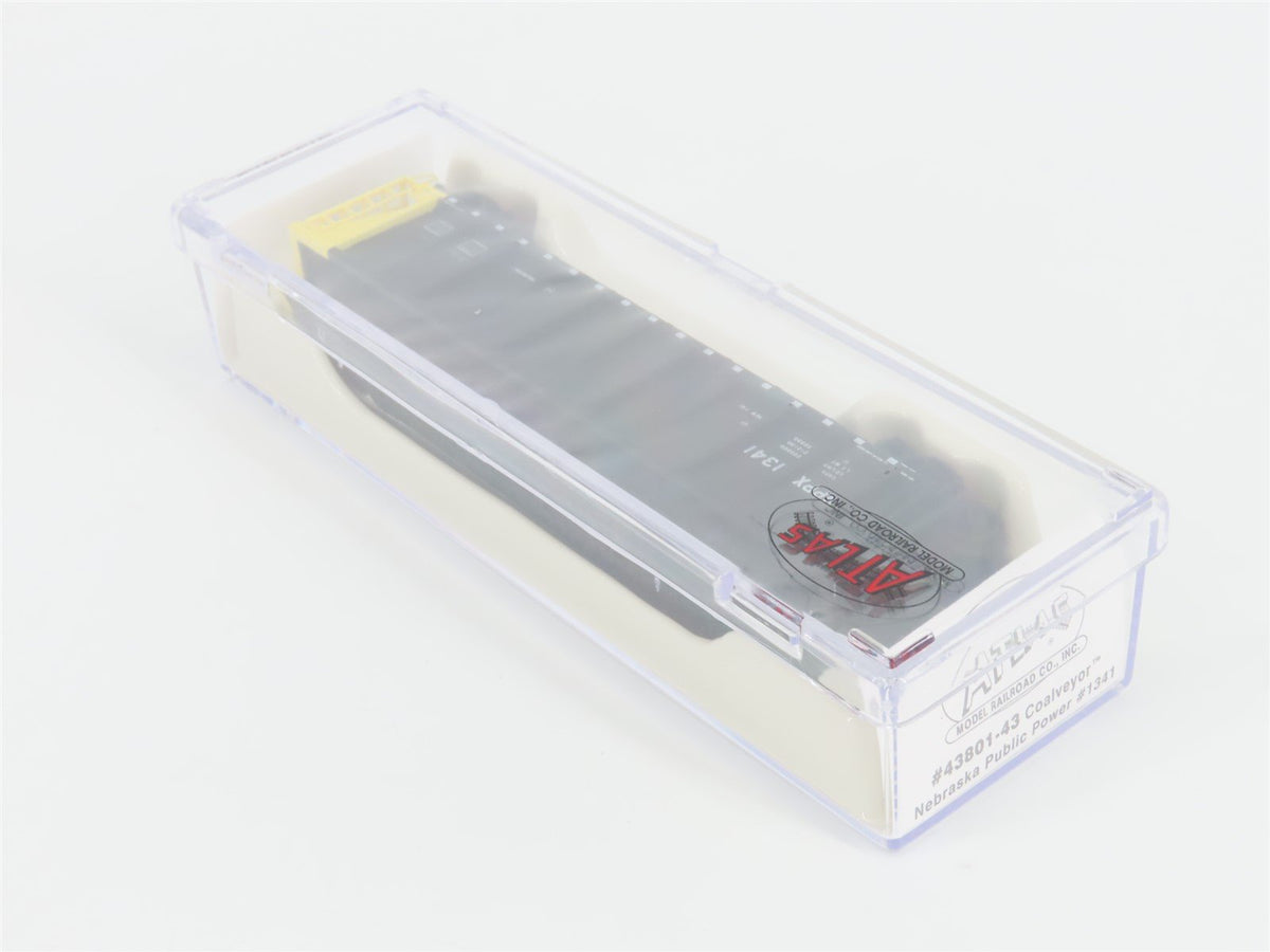 N Scale Atlas 43801-43 NPPX Nebraska Public Power Coalveyor #1341 w/ Load