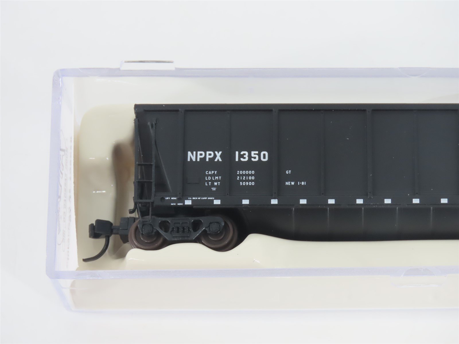 N Scale Atlas 43801-45 NPPX Nebraska Public Power Coalveyor #1350 w/ Load