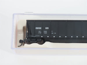 N Scale Atlas 43802-2 OGSX Iowa Southern Utilities Coalveyor #69 w/ Load