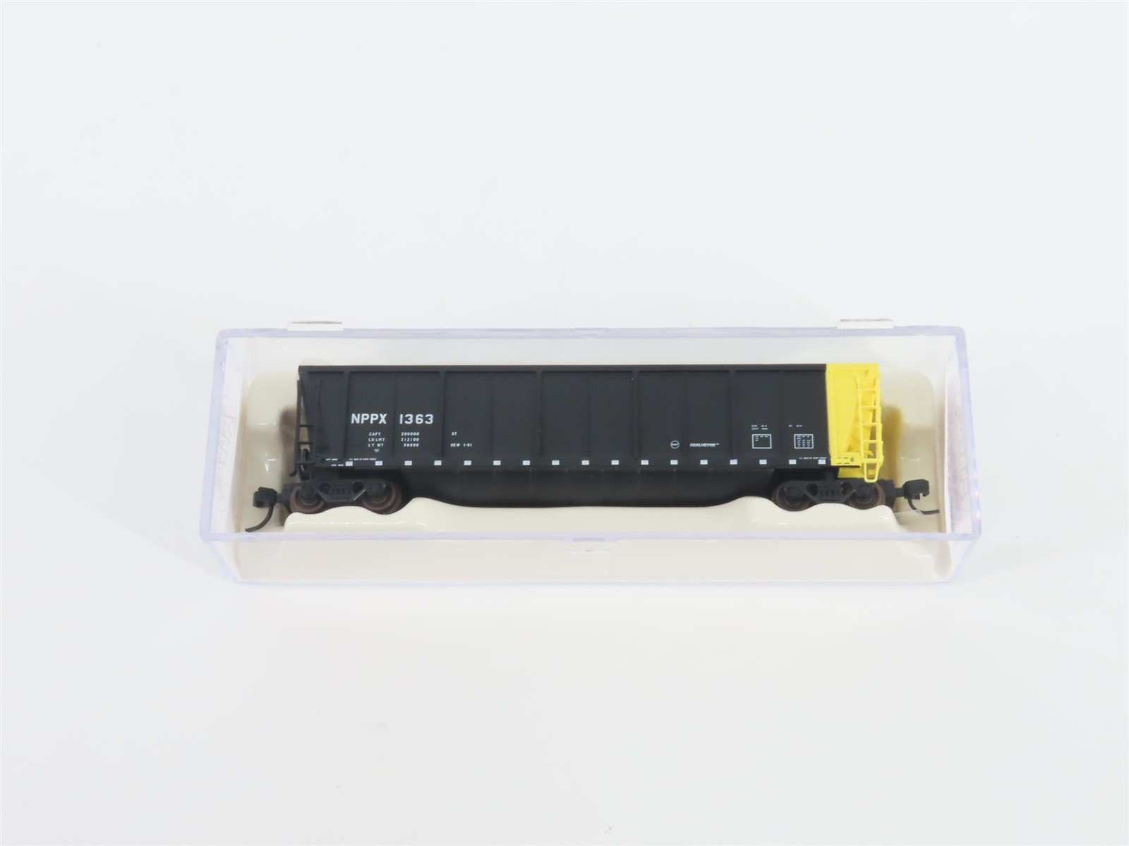 N Scale Atlas 43801-46 NPPX Nebraska Public Power Coalveyor #1363 w/ Load