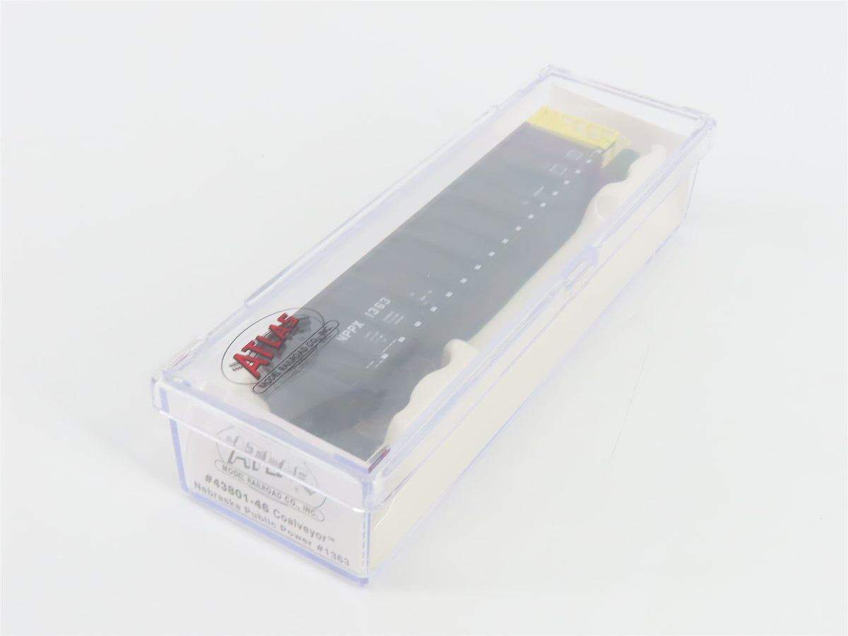 N Scale Atlas 43801-46 NPPX Nebraska Public Power Coalveyor #1363 w/ Load