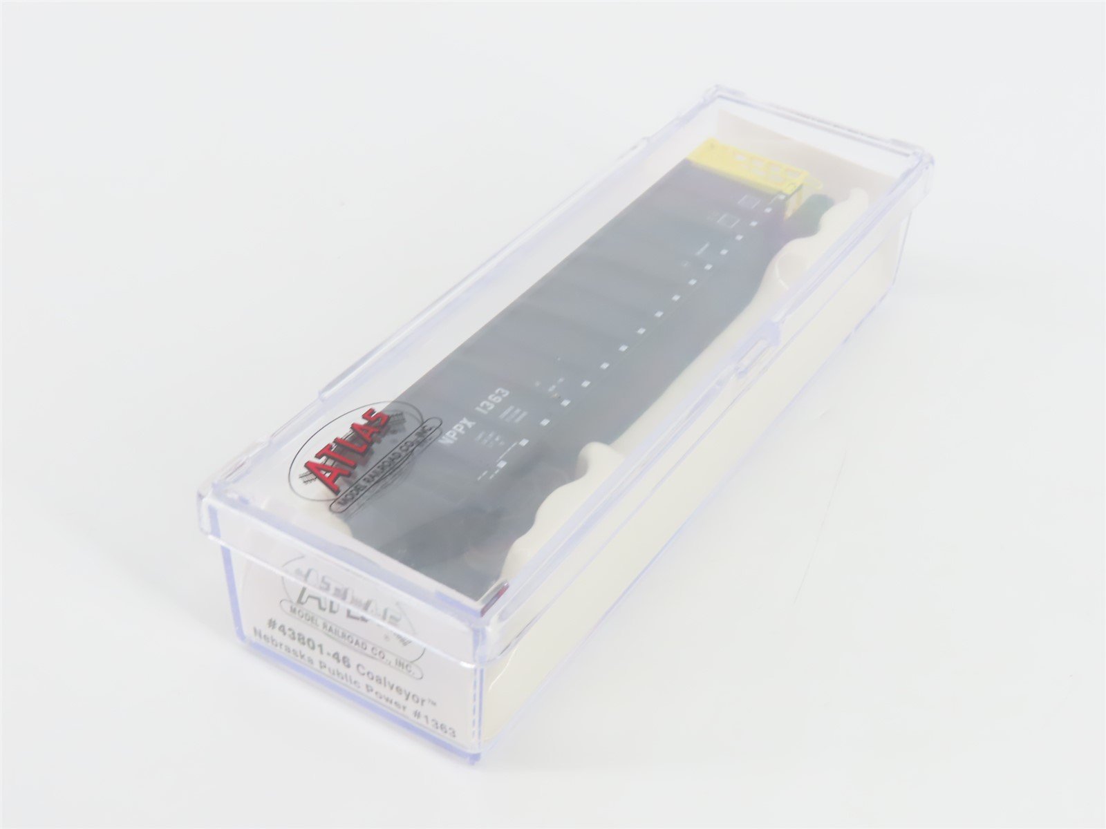 N Scale Atlas 43801-46 NPPX Nebraska Public Power Coalveyor #1363 w/ Load