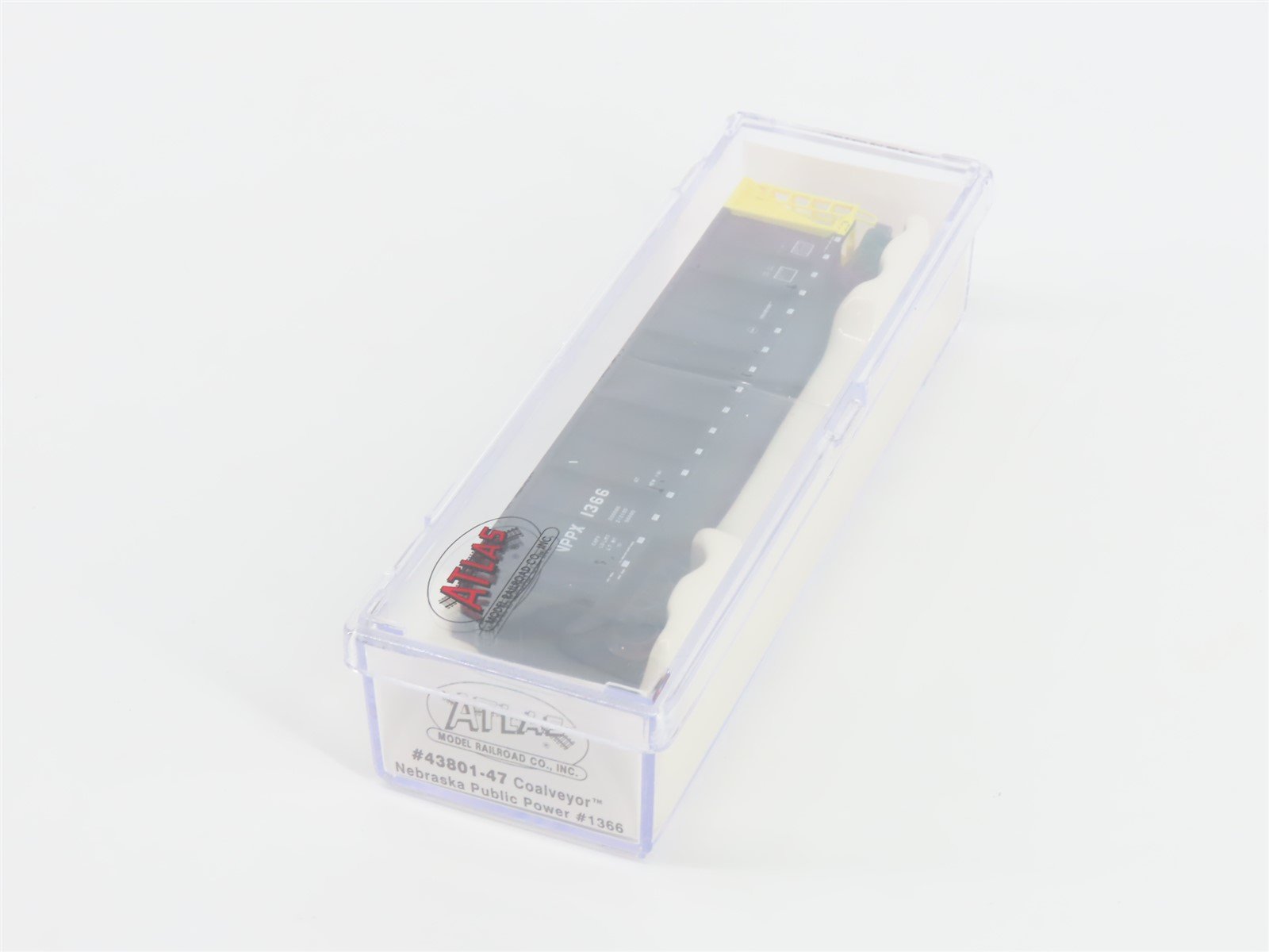N Scale Atlas 43801-47 NPPX Nebraska Public Power Coalveyor #1366 w/ Load