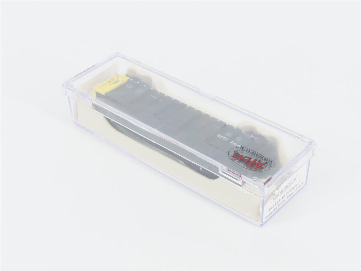 N Scale Atlas 43801-48 NPPX Nebraska Public Power Coalveyor #1375 w/ Load