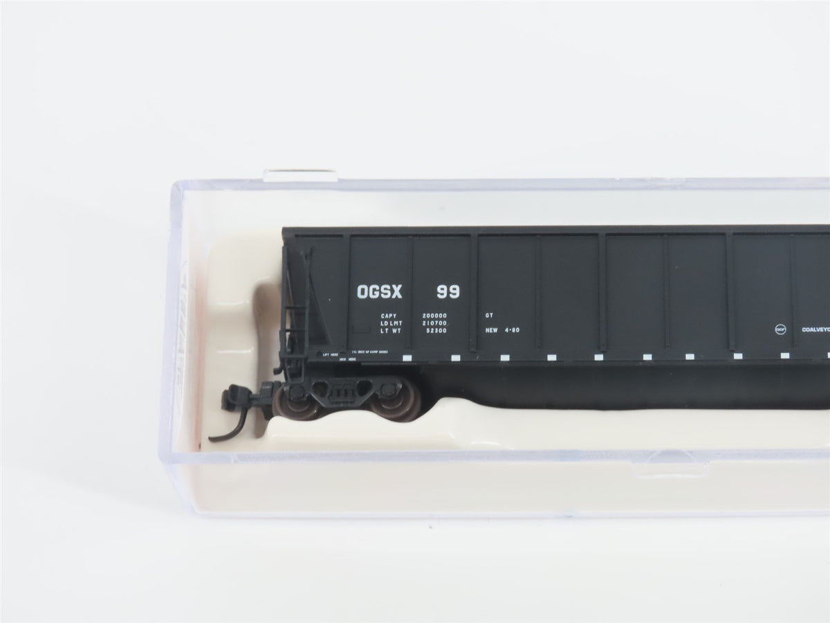 N Scale Atlas 43802-3 OGSX Iowa Southern Utilities Coalveyor #99 w/ Load