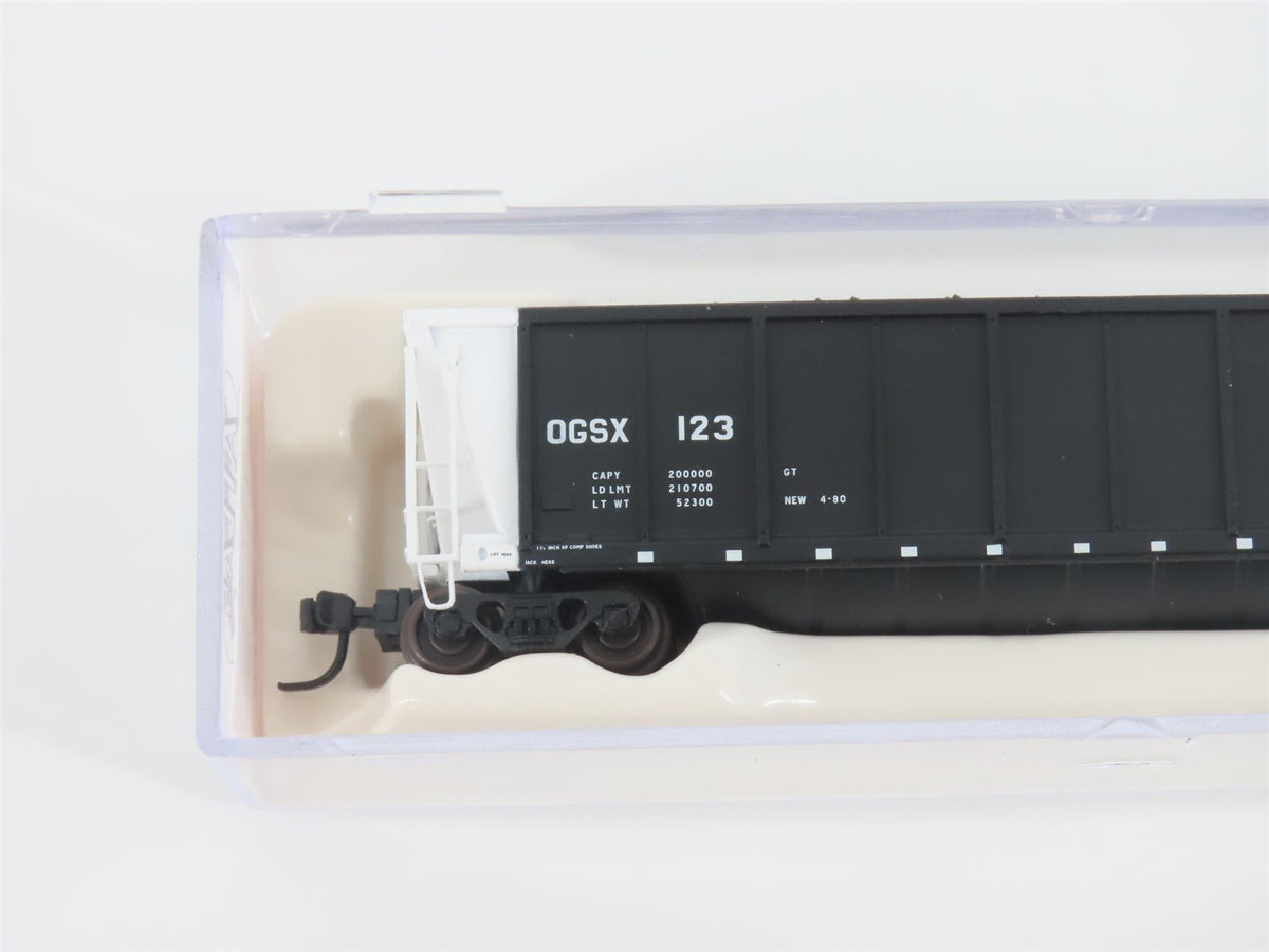 N Scale Atlas 43802-5 OGSX Iowa Southern Utilities Coalveyor #123 w/ Load