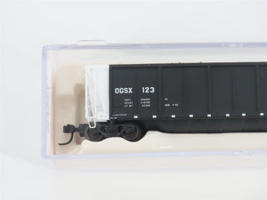 N Scale Atlas 43802-5 OGSX Iowa Southern Utilities Coalveyor #123 w/ Load
