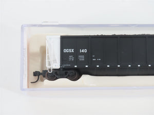 N Scale Atlas 43802-6 OGSX Iowa Southern Utilities Coalveyor #140 w/ Load