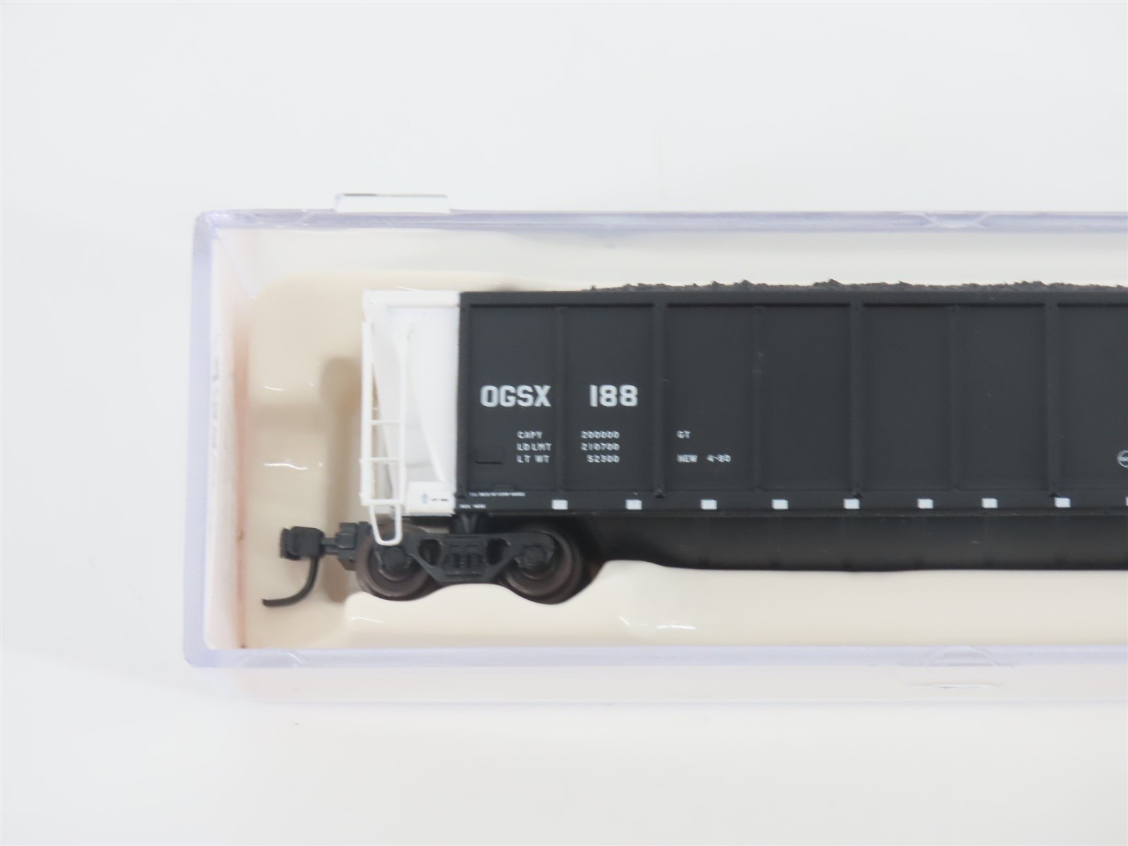 N Scale Atlas 43802-7 OGSX Iowa Southern Utilities Coalveyor #188 w/ Load