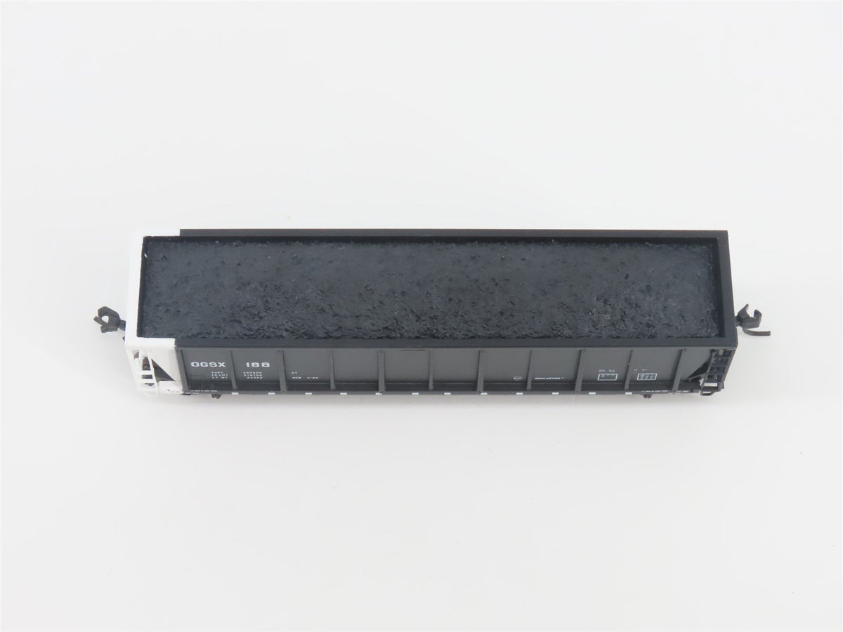 N Scale Atlas 43802-7 OGSX Iowa Southern Utilities Coalveyor #188 w/ Load